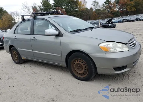 2003 Toyota Corolla Ce from USA, damaged, VIN 2T1BR32E13C146409